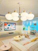 客廳吊燈奶油風大廳主燈簡約現代大氣輕奢臥室餐廳燈具2024年新款