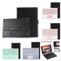 Wireless Bluetooth Keyboard Universal MagneticTouchpad Keyboard Cover for ASUS Chromebook Detachable CM3 10.5 Inch Tablet Case
