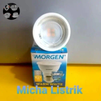 Morgen Lampu Spotlight COB 5w E27/Mr16 / LED Bohlam Spot 5watt e27/Mr16