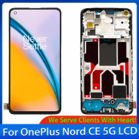 6.43" Original For OnePlus Nord CE 5G LCD Touch Screen Digitizer Replacement Parts For OnePlus Nord Core Edition 5G Display