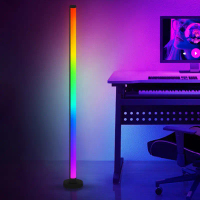 Lampu RGB Stand Sudut Lantai Kamar Minimalis / Standing Side Floor Lamp Bed / Lampu Dekorasi Smart L