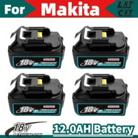 Original 18V 12000mAh Battery Compatible with Makita 18V batteries for Makita DTD172 DTD171 DDF487 D