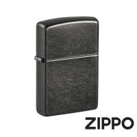 【Zippo】金屬灰色-素面-防風打火機(美國防風打火機)