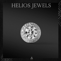 Khuyên tai bạc nam, nữ HeliSilver Luna S925 x Moissanite Stone Helios Silver Original