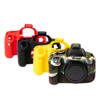 Camera Housing Case Protective Cover For Canon 700D 650D Silicone Armor Skin Case Body Protector Shell Camera Bag