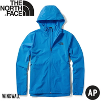 【The North Face 美國 男 軟殼防風外套《天空藍》】46KT/防潑水/防風外套