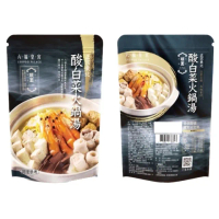 【六福皇宮】黃金蟲草鮑魚烏骨雞煲湯3000g(常溫禮盒)
