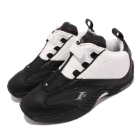 Reebok 籃球鞋 Answer IV Stepover 男鞋 經典配色 皮革 反光 艾佛森 球鞋 黑 白 G55111