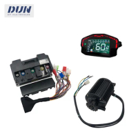 QS90 48V-84V 1000W 55KPH BLDC Mid-Drive Motor with ND72260 Controller and DKD Display for Electric Bicycle Motorcycle Scooter