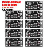 1-10PCS 3.7V To 12V Mini DC Boost Converter Board Output 5V/8V/9V/12V DC Step Up Module Voltage Regulator Voltage Boost Module