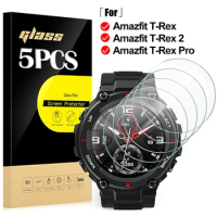 For Amazfit T Rex Pro T-Rex 2 Screen Protector 9H Tempered Glass Protective Film For Xiaomi Huami Amazfit TRex 2 T-Rex Pro