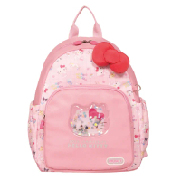 【IMPACT 怡寶】Hello Kitty 50週年款 兒童後背包-小 粉色 IMQKT004PK(Hello Kitty 50週年)