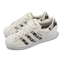 【adidas 愛迪達】x Marimekko 休閒鞋 Superstar W 白 黑 小白鞋 女鞋 聯名 愛迪達(HP9779)