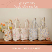 ️กระเป๋าผ้าหนานุ่มบุใย Milka Fluffy Pillow tote