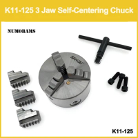 K11-125 3 Jaw Self-Centering Chuck for Mini Metal Lathe Machine