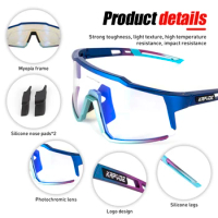 New Photochromic Glasses Bike Eyewear Sports Dark Glasses Cycling Glasses Cycling Sunglasses Eyepieces Outdoor Bicycle Goggles