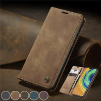 For Samsung Galaxy S21 S22 Ultra Case Leather Magnetic Flip Cover Coque Samsung Galaxy S21+ Plus Etui Galaxy S21 5G Wallet Cases