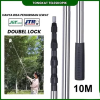 Tongkat Teleskopik 10 Meter Galah Petik Buah Tongkat Stainles Panen Buah Dipohon