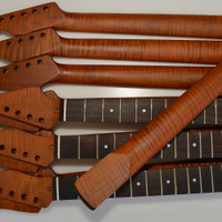 22 Frets leher gitar Maple panggang dengan bod jari Rosewood untuk penggantian gitar elektrik a ST/e