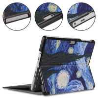 high quality Case For Microsft Surface Go 10 inch Folding Stand PU Leather protective case cover for Surface Go 2 Go3