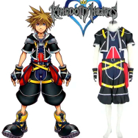 Kingdom Hearts Sora Normal Uniform Cosplay Costume Tailor Made