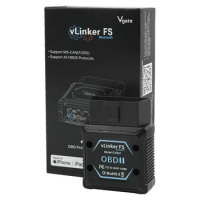 100% Original Vgate vLinker FS ELM327 Bluetooth for Android/IOS FORScan HS MS CAN ELM 327 OBD 2 OBD2 Car Diagnostic Scanner