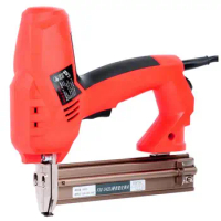 Woodworking tools electric nail gun, dual nailer, electric straight nail gun can be loaded straight nail and U nail