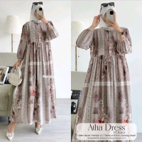 gamis motif bahan rayon premium produk by moela