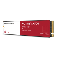 【WD 威騰】紅標 SN700 4TB NVMe PCIe M.2 NAS SSD(讀：3400M/s寫：3100M/s)