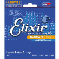 Elixir EXXG-12002 Nanoweb 電吉他套弦