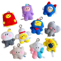 Wholesale 20pcs/lot 10cm KPOP TRUZ Haruto DoYoung ASAHI JaeHyuk Stuffed Dolls TREASURE Plush Toys Keyring Key chain Pendants