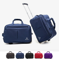免運 拉桿包男女學生折疊行李包袋大容量防水布手提旅行箱包20 24 26寸