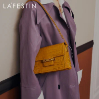LA FESTIN New Women's bag Fashion Famous Brand Luxury Underarm Bag Crocodile Leather bag Shoulder Messenger Ladies Tote Bag
