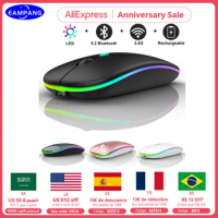 5.2 BT Wireless Mouse for Apple Macbook Air Xiaomi Pro Mouse For Huawei Matebook Laptop Notebook Computer iPad Tablet MatePad