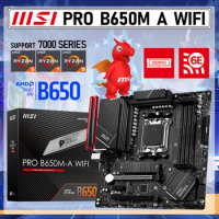 MSI PRO B650M A WIFI Mainboard Socket AM5 AMD B650 DDR5 6400+(OC) MHz M.2 USB3.2 128G Double Channel PCIE 4.0 New Micro-ATX Game