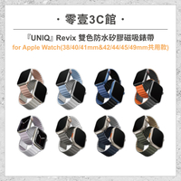 『UNIQ』Revix 雙色防水矽膠磁吸錶帶for Apple Watch (38/40/41&amp;42/44/45/49mm共用款) 手錶保護殼