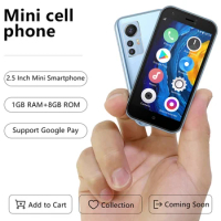 SERVO S22 Mini Smart Phone 2 SIM Card 2.5" Screen Android OS 3G Network Play Store 8GB GPS WiFi Hotspot Cute Small Mobile Phones