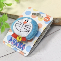 日本代購直送 D135 哆啦A夢大臉絨毛公仔造型別針 Doraemon 安全別針 胸針