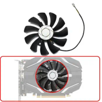 Model Is HA9010H12F-Z 85MM 0.57A 2 Pin GTX 1050 GPU Cooler Fan For MSI Geforce GTX 1050 2G GTX 1050Ti 4G OC Graphic Card Co E7U8