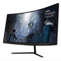 Cheapest WUHD Super Wide Curved Screen Gaming Monitor 34 inch 144Hz LED PC Gaming Monitors