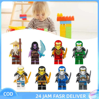 1pack Balok Mainan Mainan Anak Balok Susun Mainan Blok Kura2 Ninja Ego Ninjago Anak Ninja Figure Mai