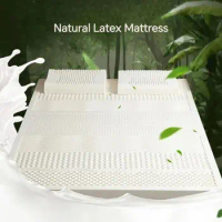 Natural Latex Mattress Folding Massage Mattress Topper for Sleeping Tatami Bedroom Furniture Futon Mattress for Double Bed Mat