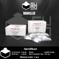 [1 DUS ISI 100 PCS] Vanilli bubuk sachet eceran vanili WANGI 2gram