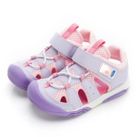 【MOONSTAR 月星】童鞋護趾涼鞋(紫)