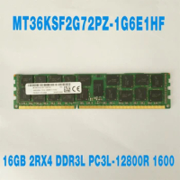 1PCS For MT RAM 16G 16GB 2RX4 DDR3L PC3L-12800R 1600 Memory MT36KSF2G72PZ-1G6E1HF