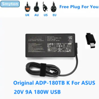 Original AC Adapter Charger For ASUS 20V 9A 180W USB ADP-180TB K Laptop Power Supply