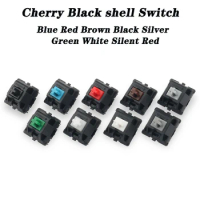 Original Cherry Mx Switch 3 Pin Mechanical Keyboard Silent Red Black Blue Brown White Tactile Linear Switch Custom Black Shell