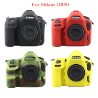 Silicone Armor Skin Case DSLR Camera Body Cover Protector Video Lens Bag For Nikon D850