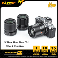 VILTROX 13mm 23mm 33m 56mm F1.4 for Nikon Z Lens Auto Focus Large Lens Aperture Portrait AF APS-C Lens Nikon Z Mount Camera Lens