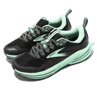 Brooks 野跑鞋 Cascadia 16 D 女鞋 寬楦 黑 綠 緩震 路跑 越野 馬拉松 運動鞋 1203631D049